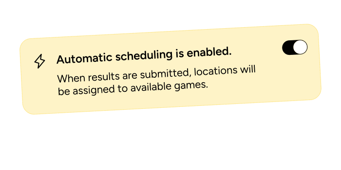 Toggle for dynamic scheduling